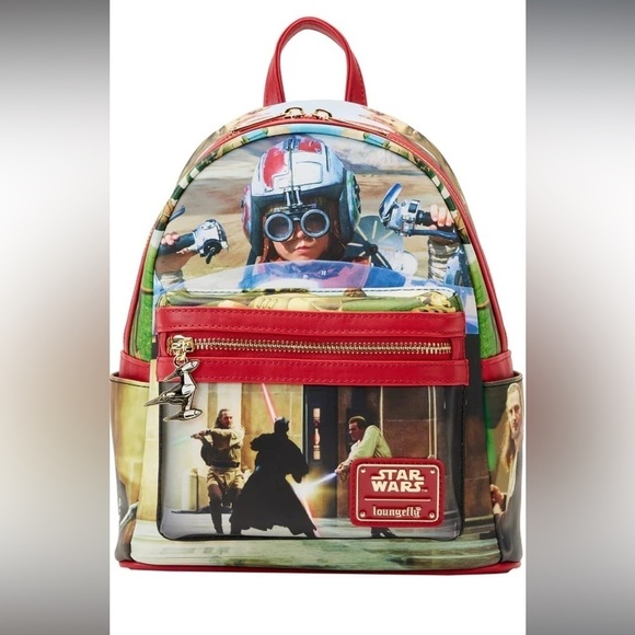 Loungefly Star Wars Scenes Phantom Menace Mini Backpack